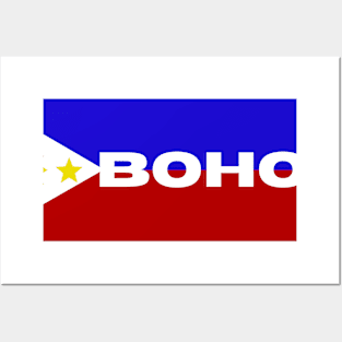 Province of Bohol in Philippines Flag Posters and Art